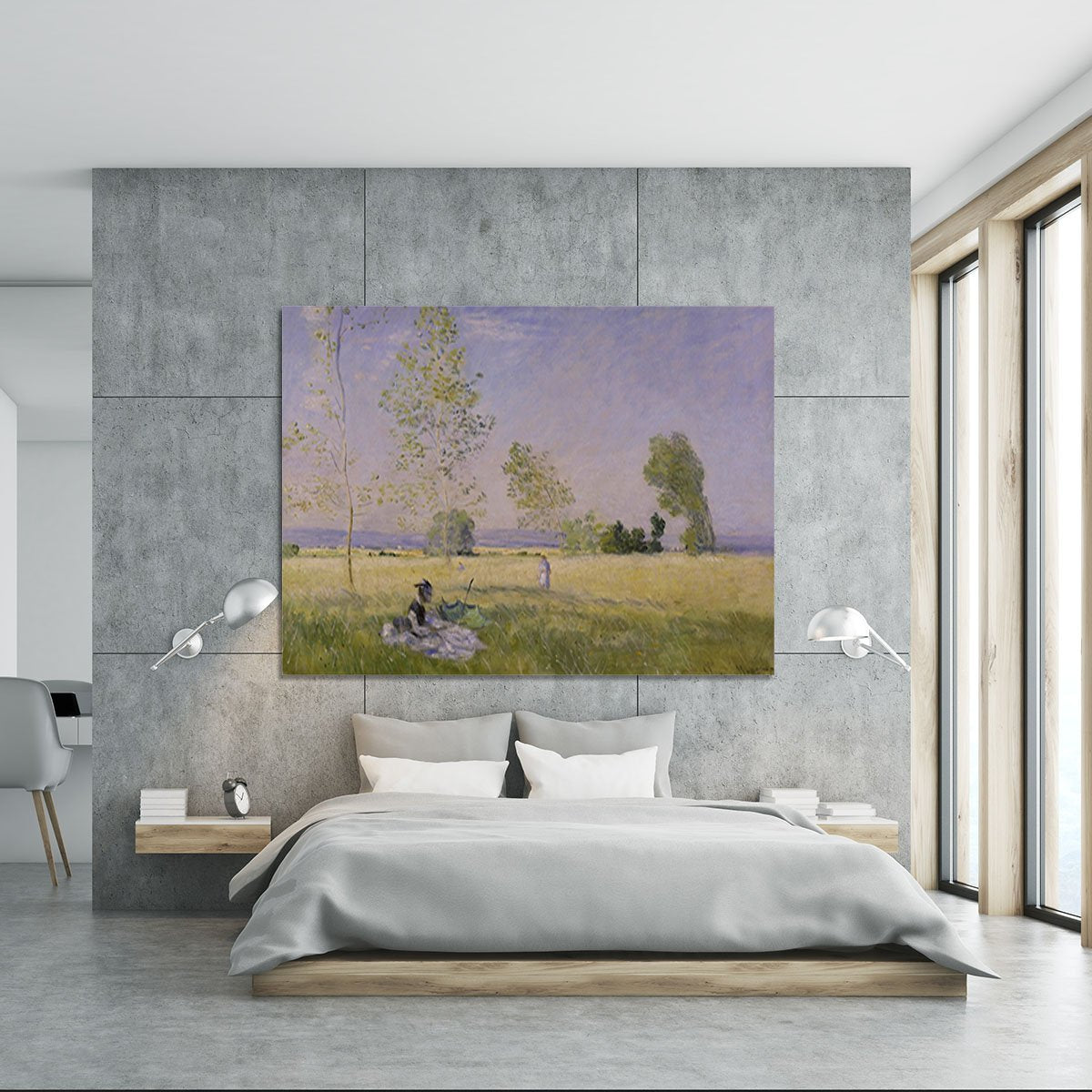 Summer by Monet Canvas Print or Poster