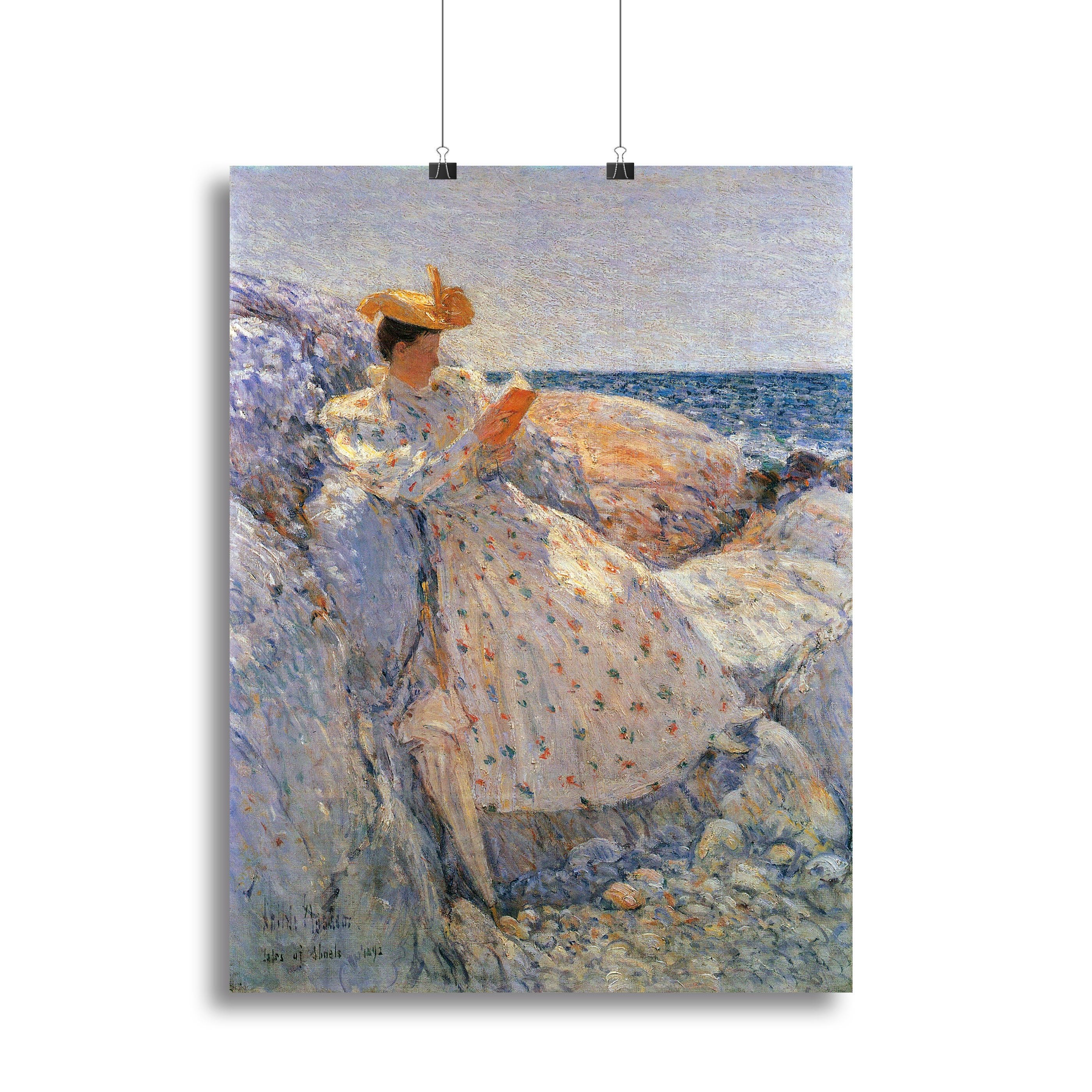 Summer sunlight by Hassam Canvas Print or Poster