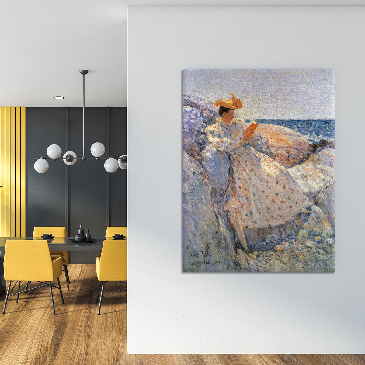 Summer sunlight by Hassam Canvas Print or Poster