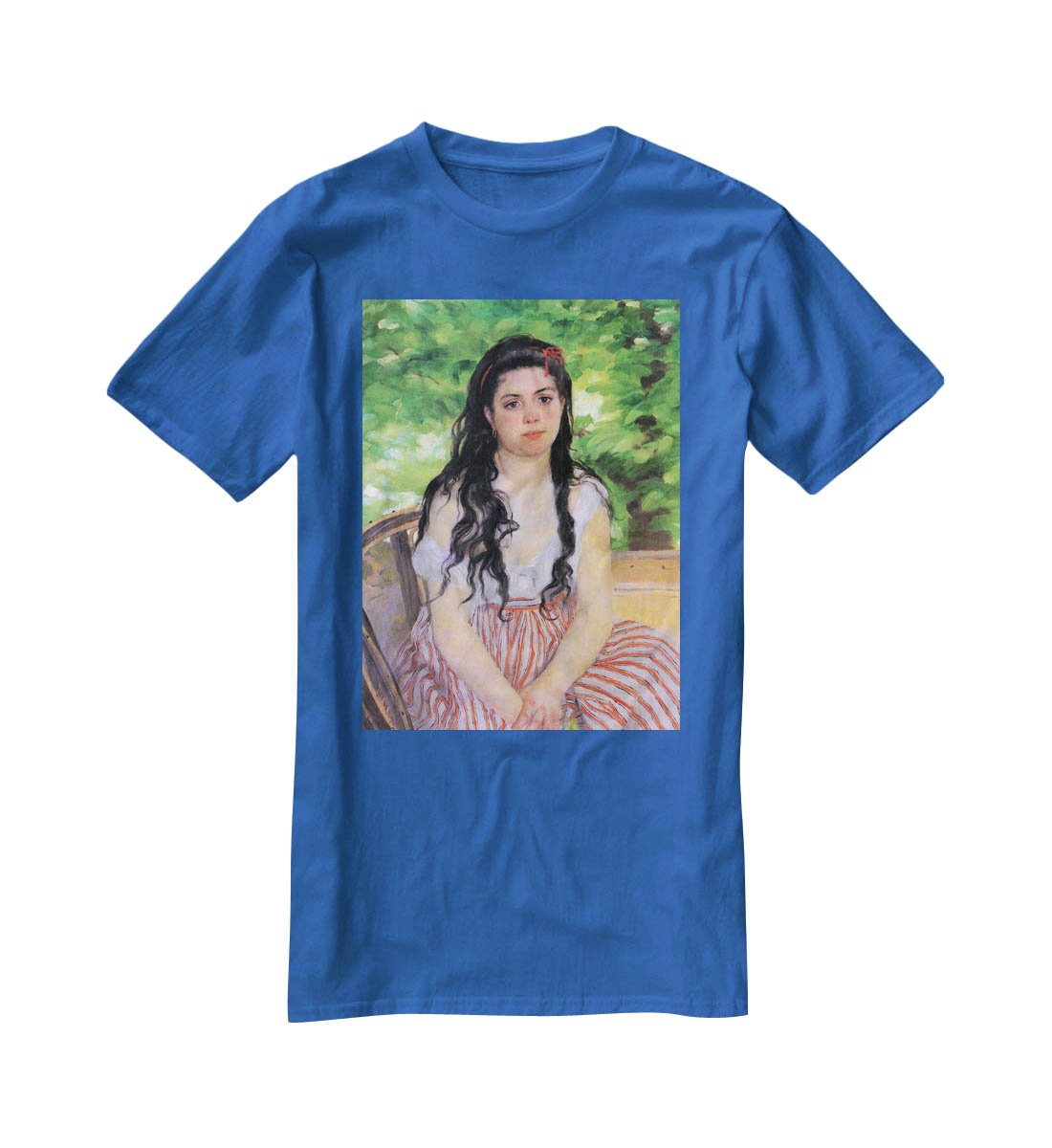 Summertime study by Renoir T-Shirt - Canvas Art Rocks - 2