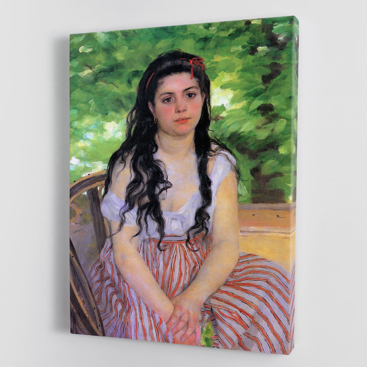 Summertime study by Renoir Canvas Print or Poster