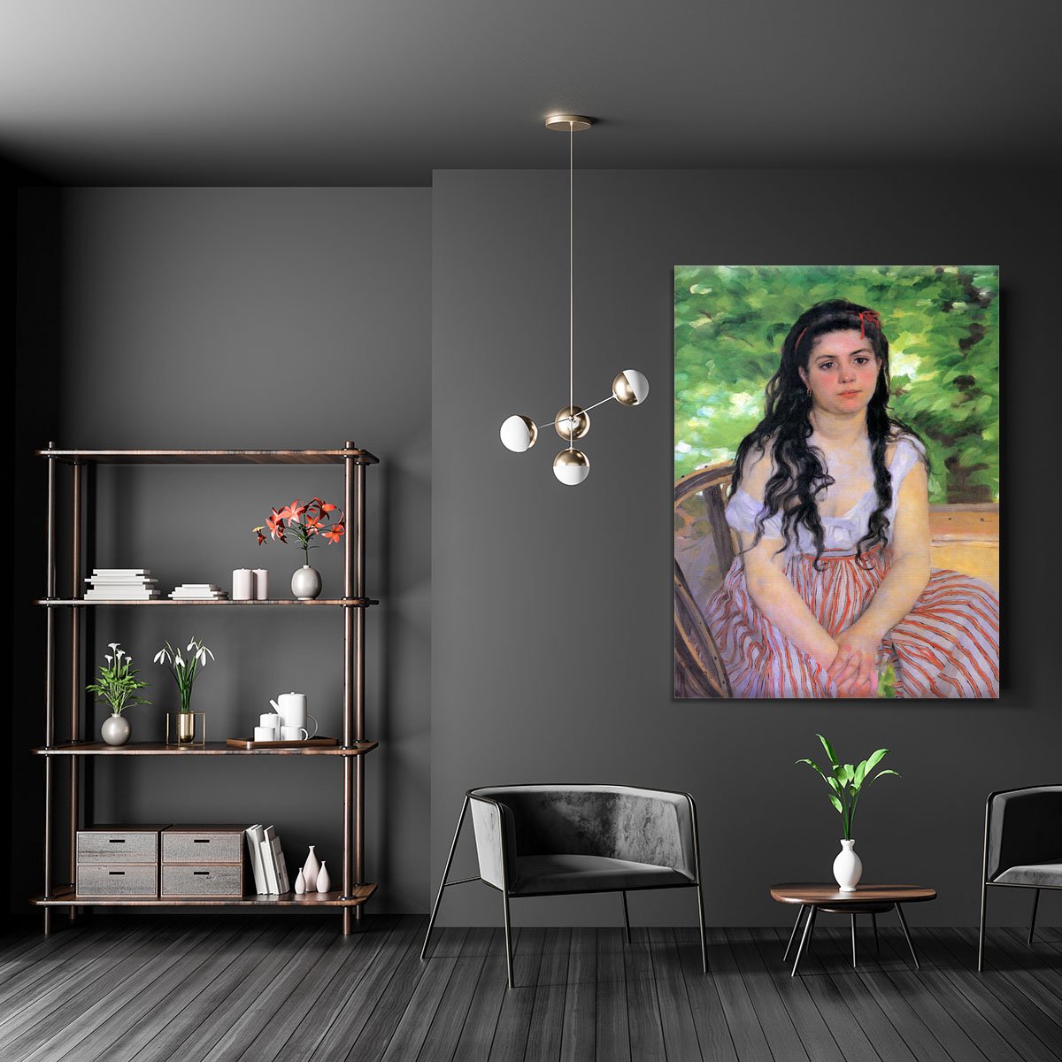 Summertime study by Renoir Canvas Print or Poster
