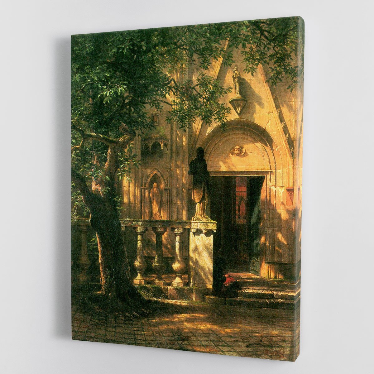 Sunlight and Shadow 2 by Bierstadt Canvas Print or Poster