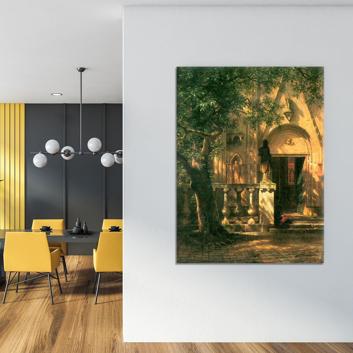 Sunlight and Shadow 2 by Bierstadt Canvas Print or Poster