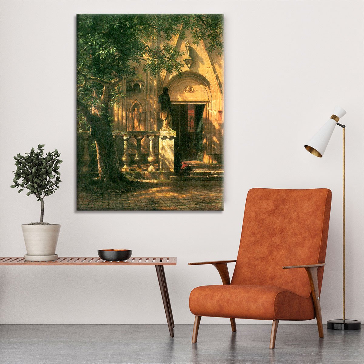 Sunlight and Shadow 2 by Bierstadt Canvas Print or Poster