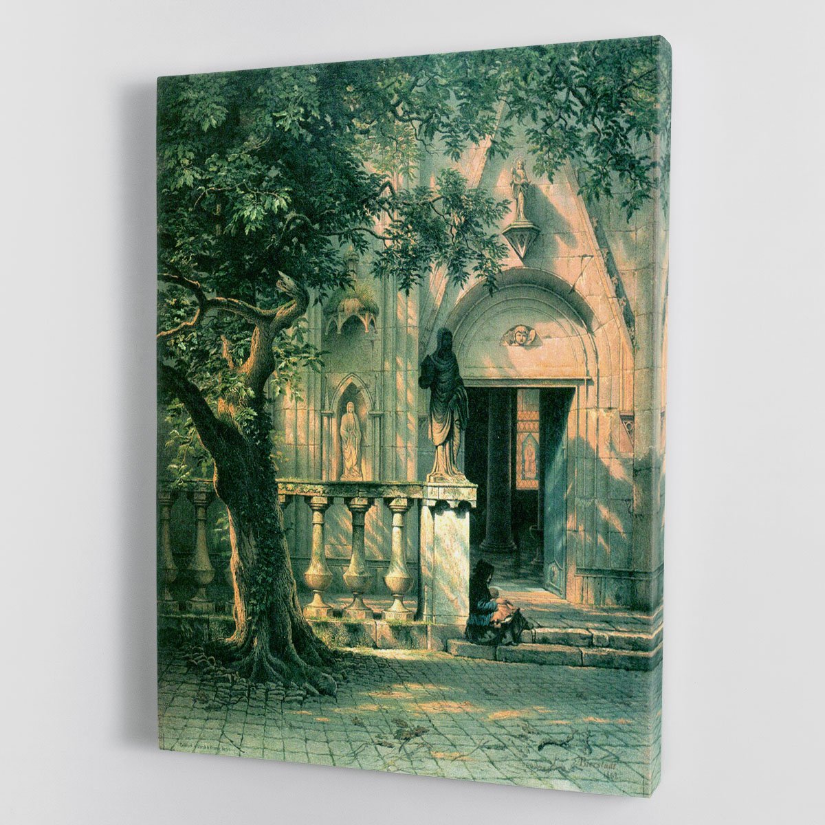 Sunlight and Shadow by Bierstadt Canvas Print or Poster
