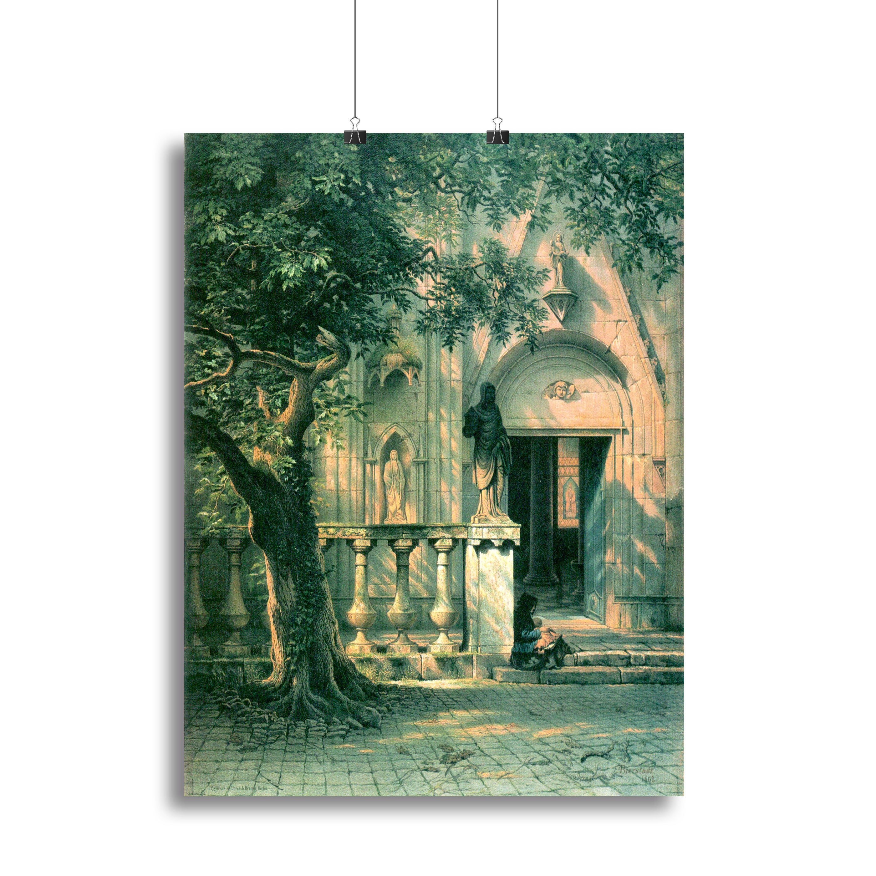 Sunlight and Shadow by Bierstadt Canvas Print or Poster
