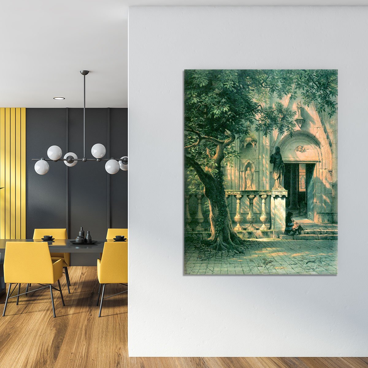 Sunlight and Shadow by Bierstadt Canvas Print or Poster