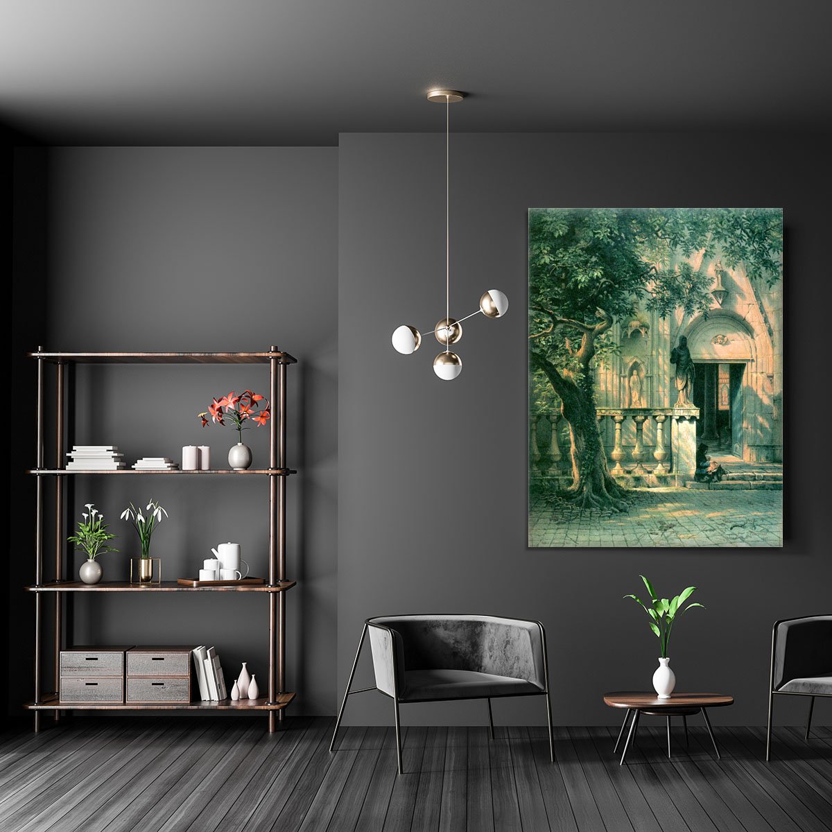 Sunlight and Shadow by Bierstadt Canvas Print or Poster