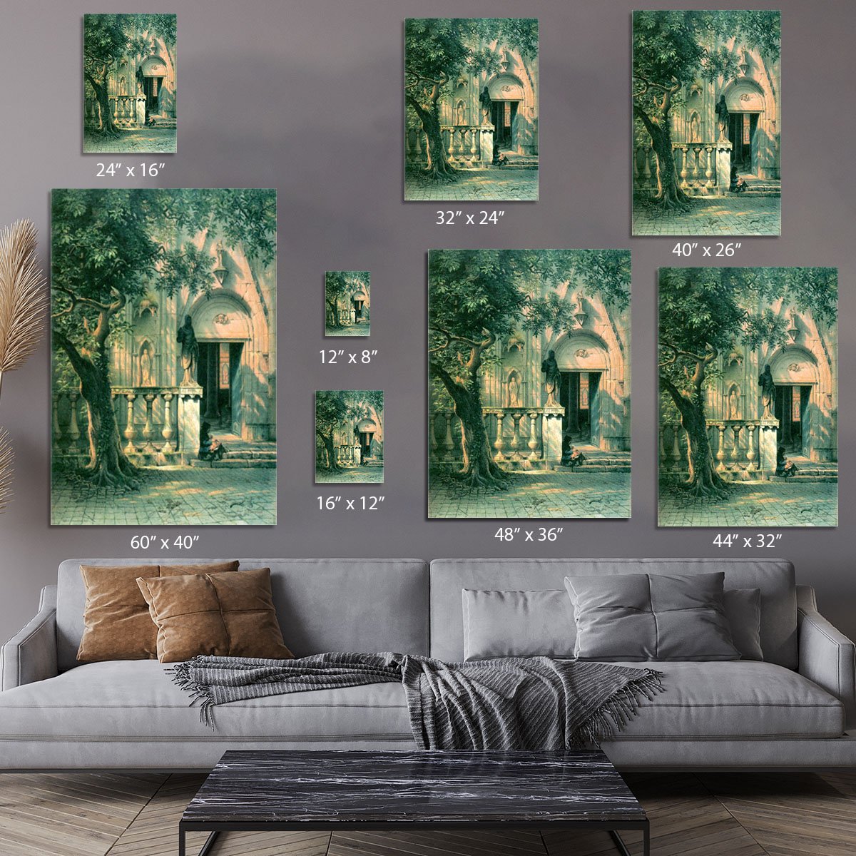 Sunlight and Shadow by Bierstadt Canvas Print or Poster