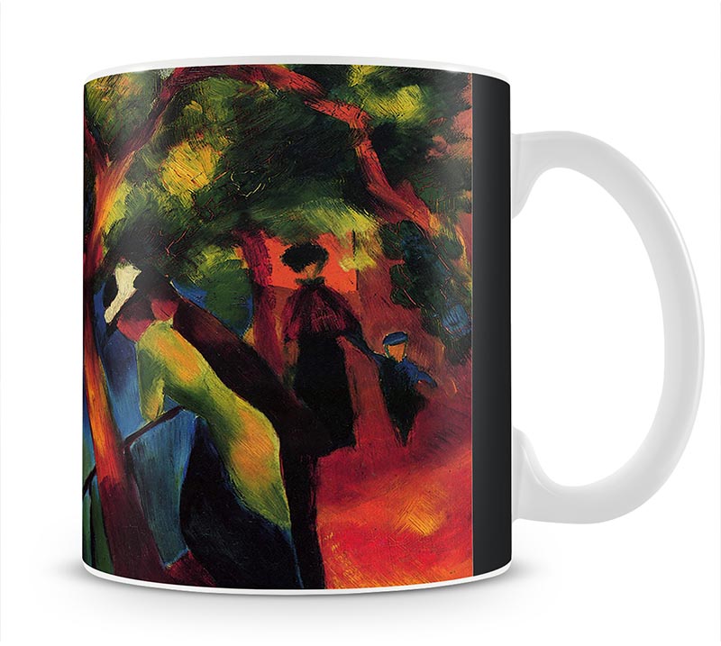 Sunny way by August Macke Mug - Canvas Art Rocks - 1
