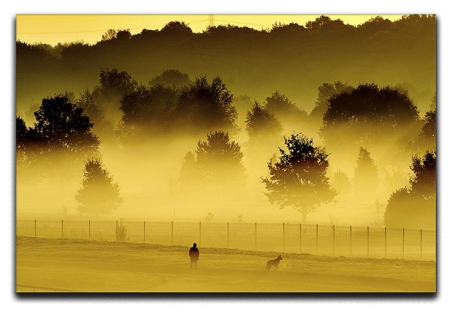Sunrise and Mist Canvas Print or Poster - Canvas Art Rocks - 1