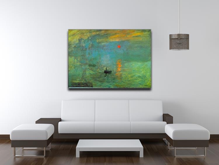 Sunrise by Monet Canvas Print & Poster - Canvas Art Rocks - 4