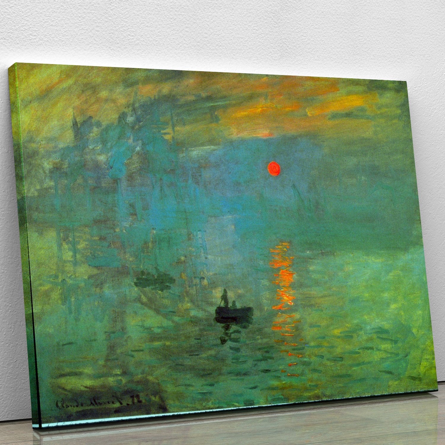 Sunrise by Monet Canvas Print or Poster