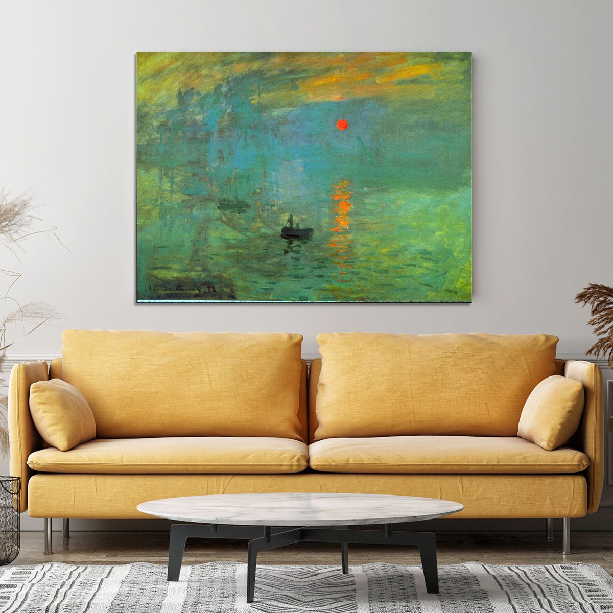 Sunrise by Monet Canvas Print or Poster