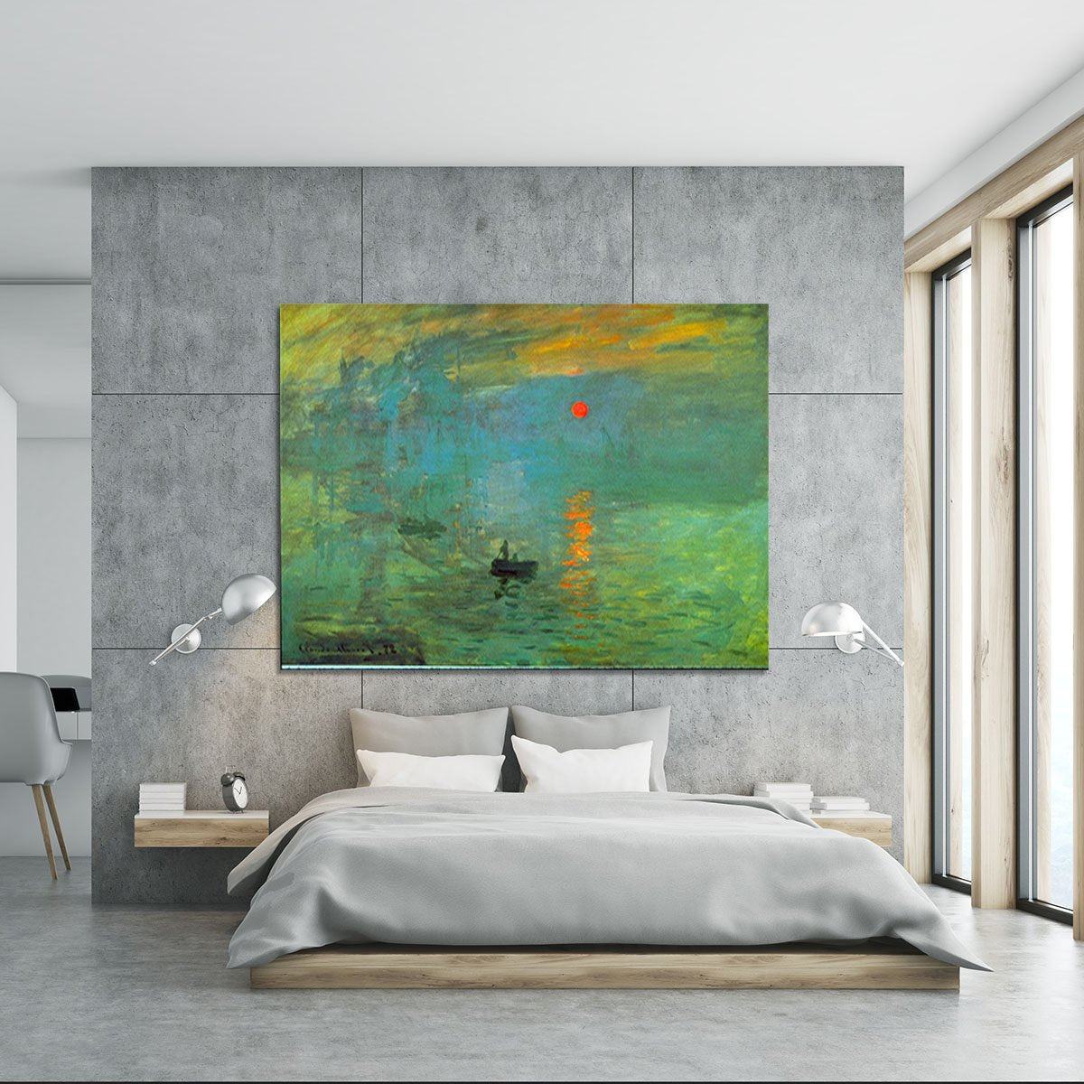 Sunrise by Monet Canvas Print or Poster