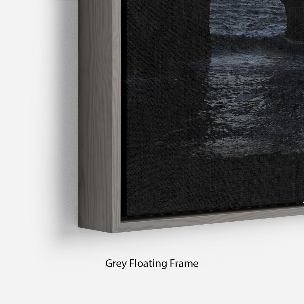 Sunset at Durdle Door Floating Frame Canvas - Canvas Art Rocks - 4
