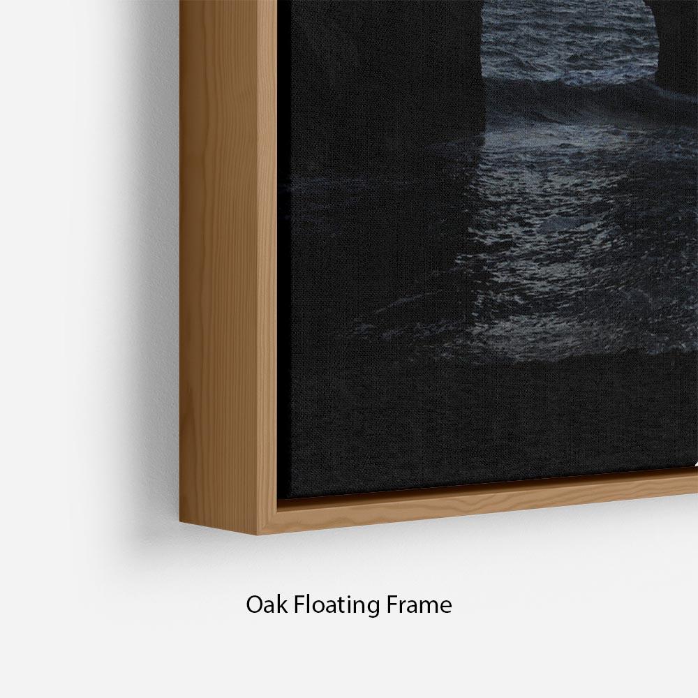 Sunset at Durdle Door Floating Frame Canvas - Canvas Art Rocks - 10