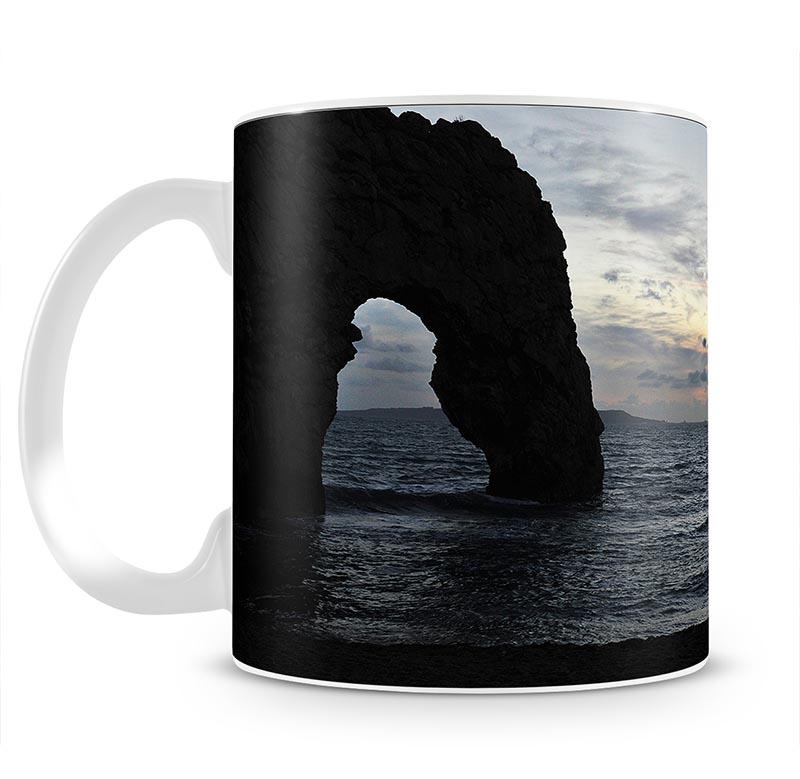 Sunset at Durdle Door Mug - Canvas Art Rocks - 1