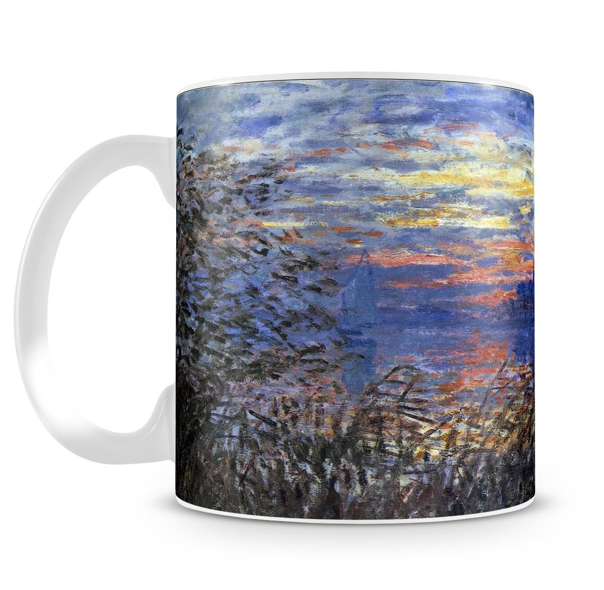 Sunset on the Seine by Monet Mug - Canvas Art Rocks - 4