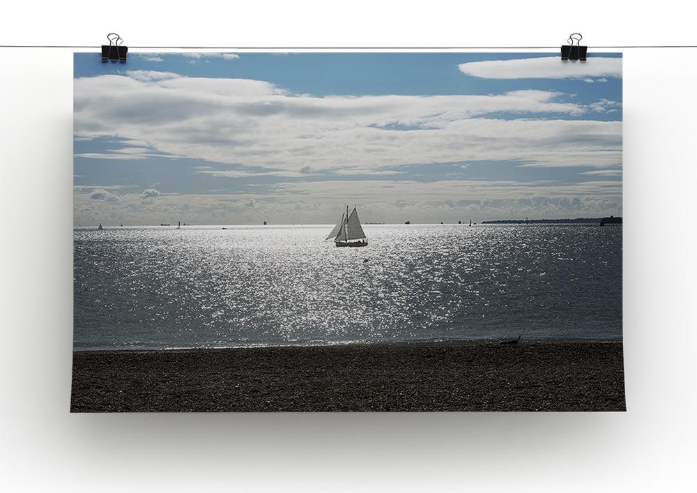 Sunshine on the sea Canvas Print or Poster - Canvas Art Rocks - 2