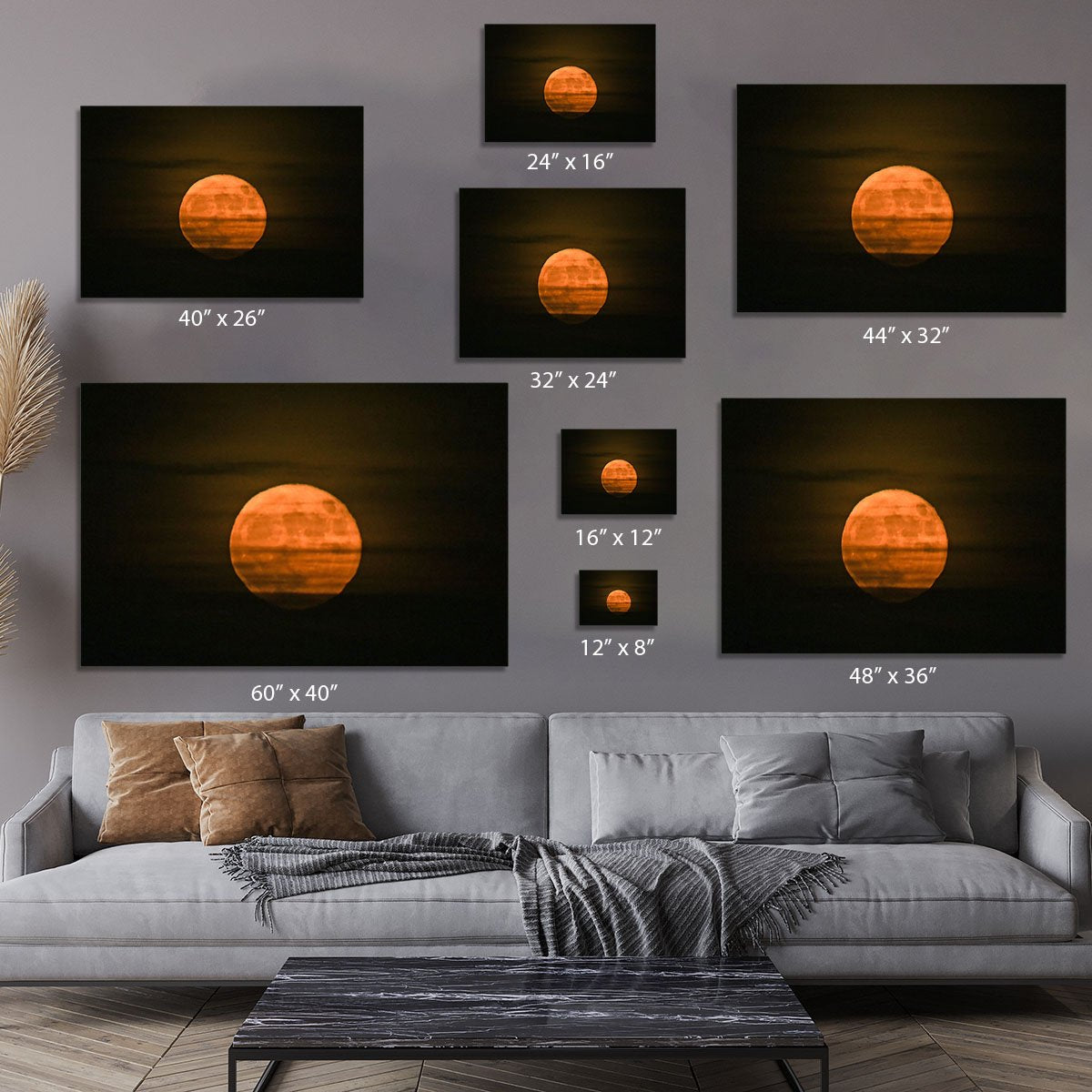 Super moon Canvas Print or Poster