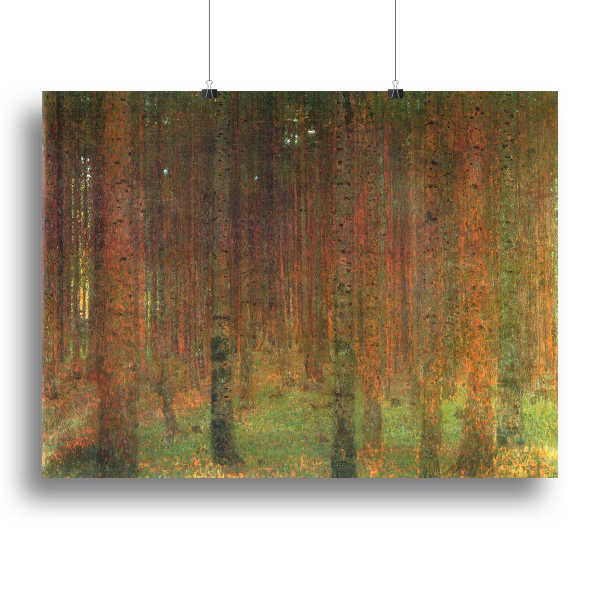 Tannenwald II by Klimt Canvas Print or Poster
