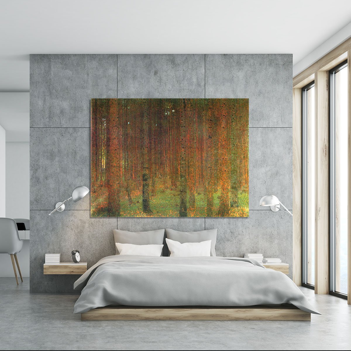 Tannenwald II by Klimt Canvas Print or Poster