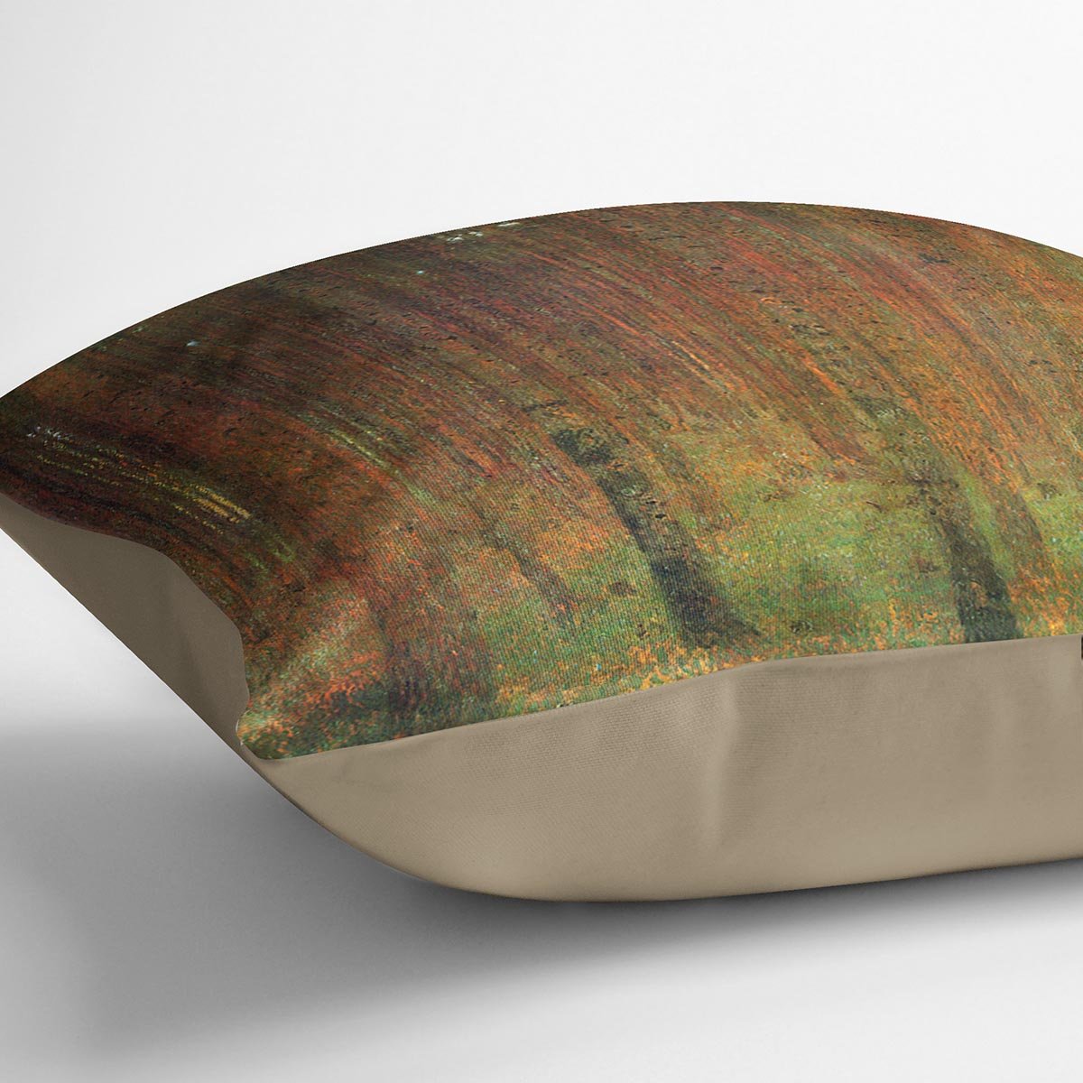 Tannenwald II by Klimt Throw Pillow