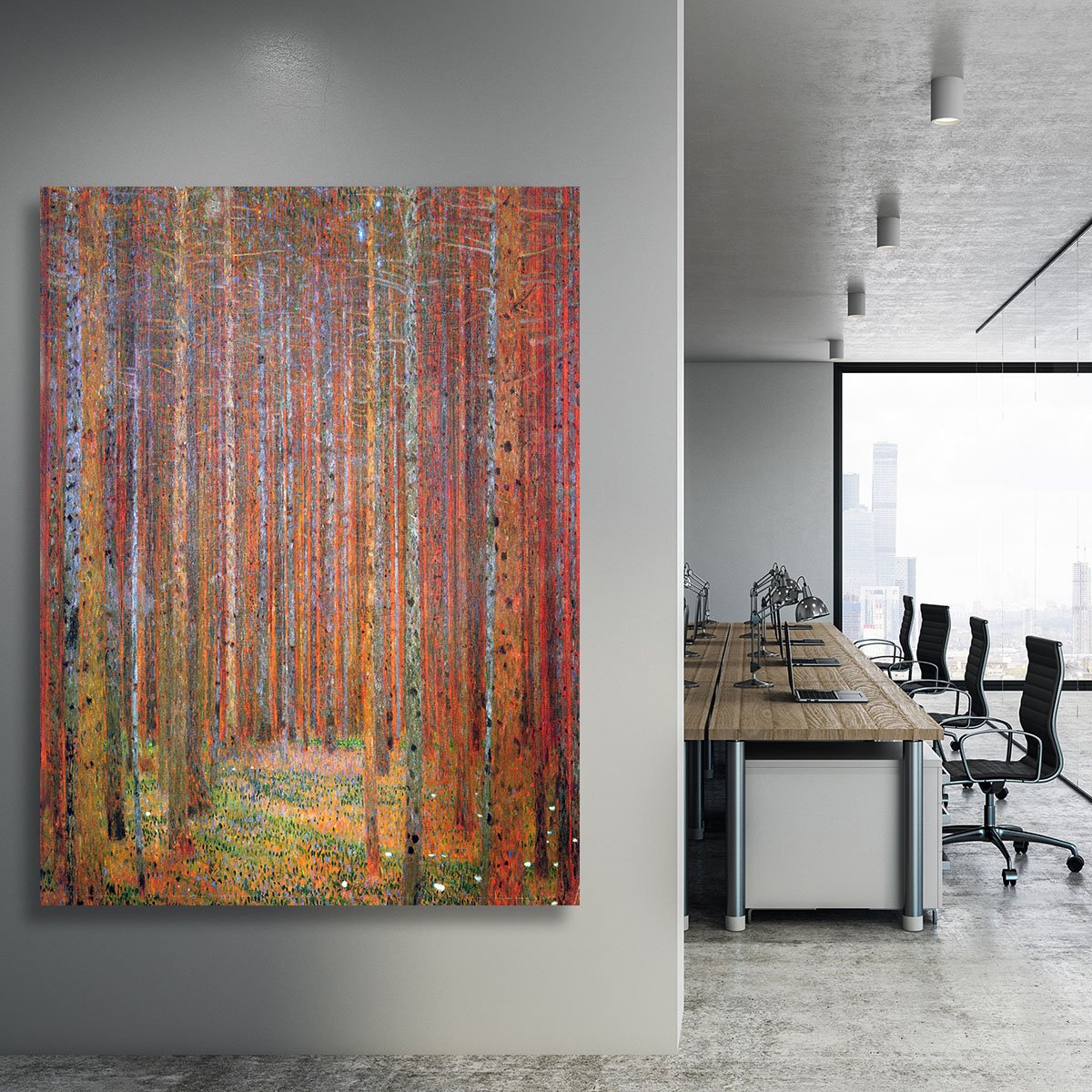Tannenwald I by Klimt Canvas Print or Poster