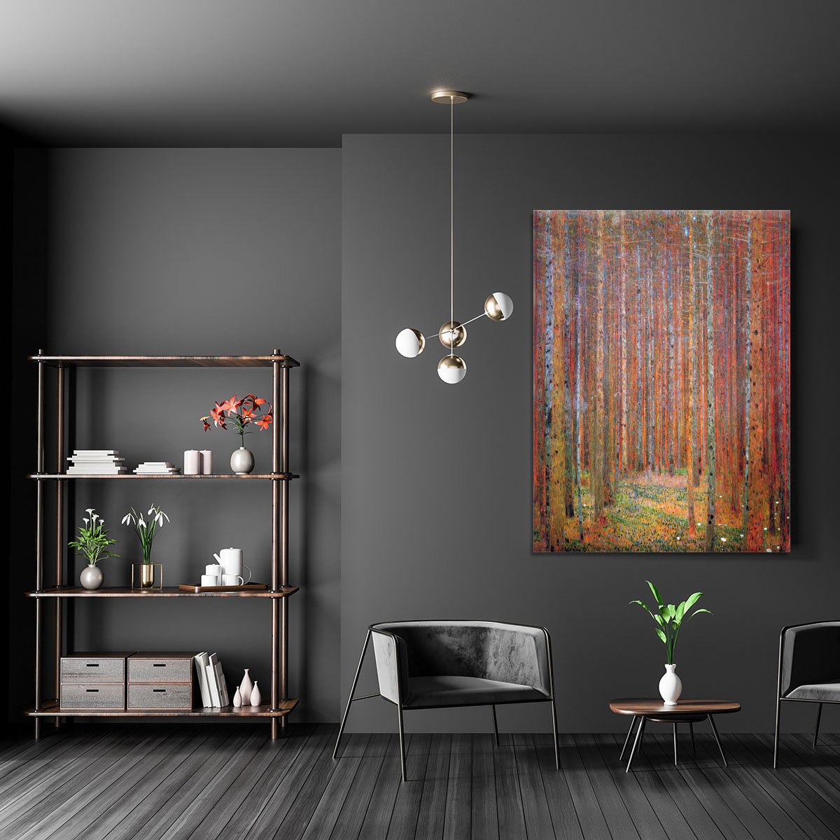 Tannenwald I by Klimt Canvas Print or Poster