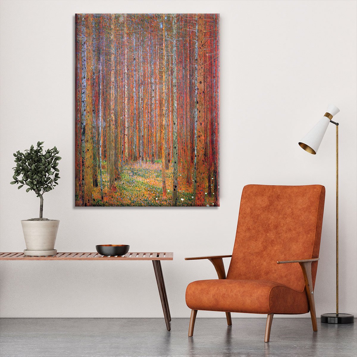 Tannenwald I by Klimt Canvas Print or Poster