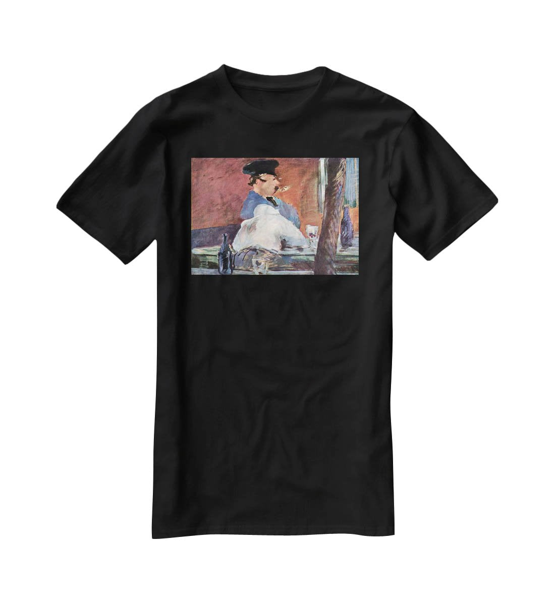 Tavern by Manet T-Shirt - Canvas Art Rocks - 1