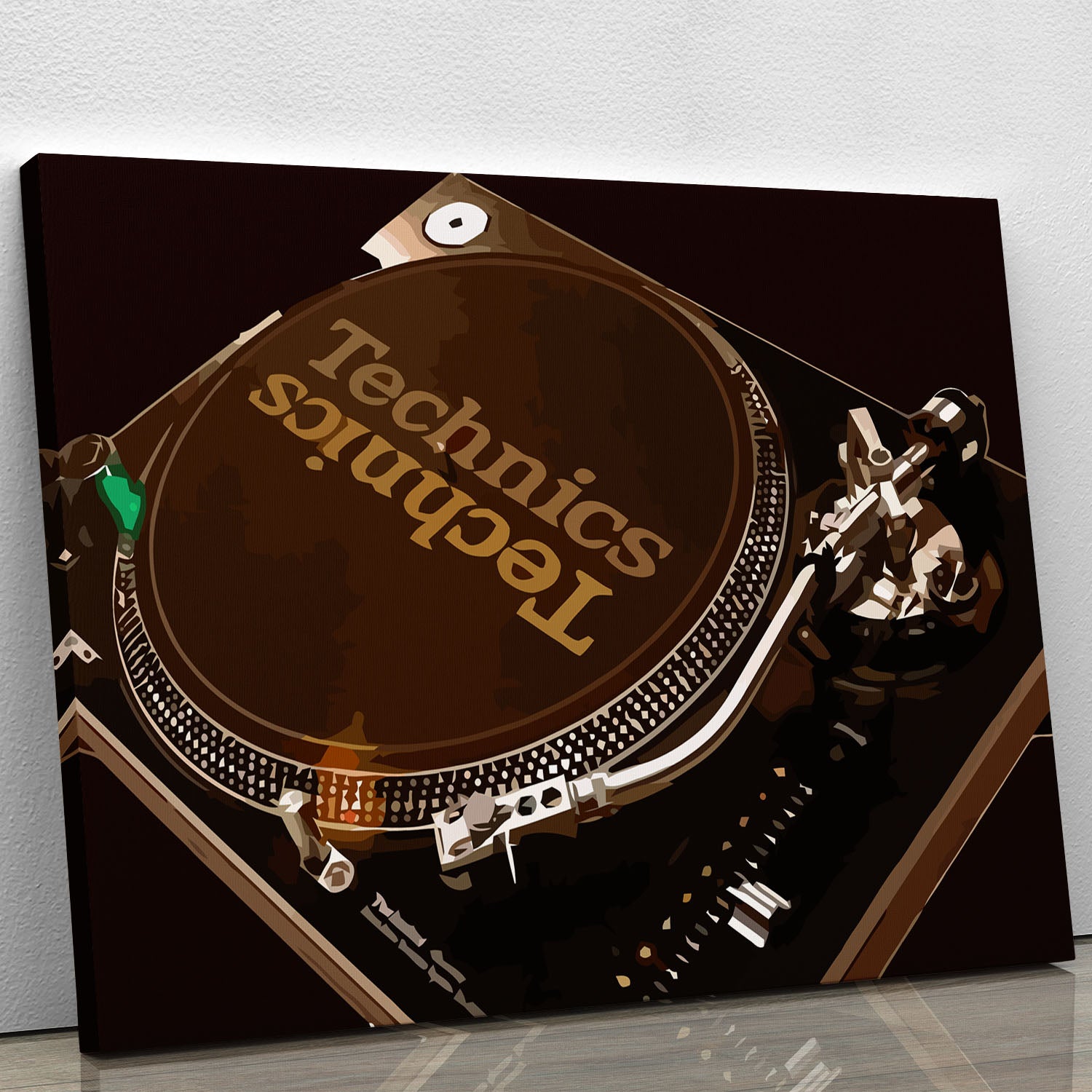Technics 1210 Record Deck Canvas Print or Poster - Canvas Art Rocks - 1