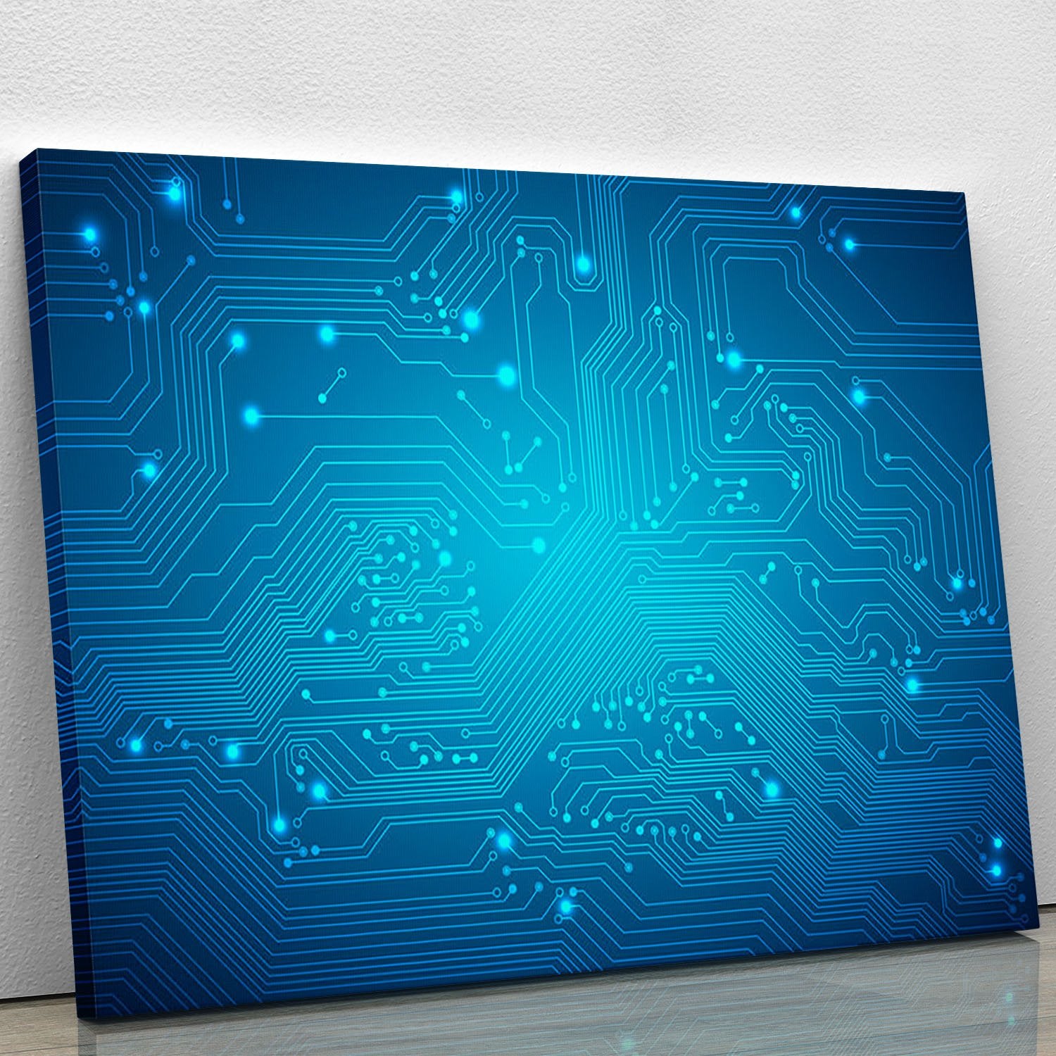 Technological vector Canvas Print or Poster