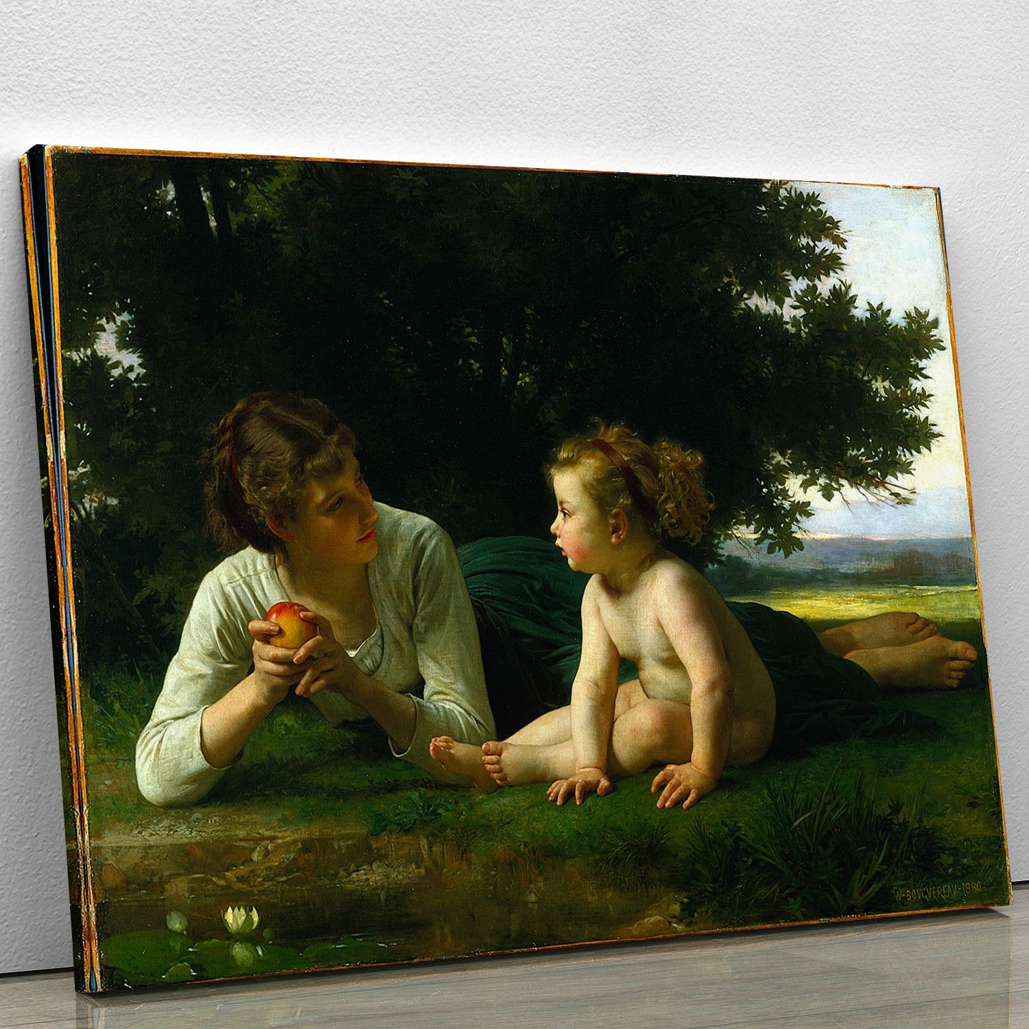 Temptation By Bouguereau Canvas Print or Poster