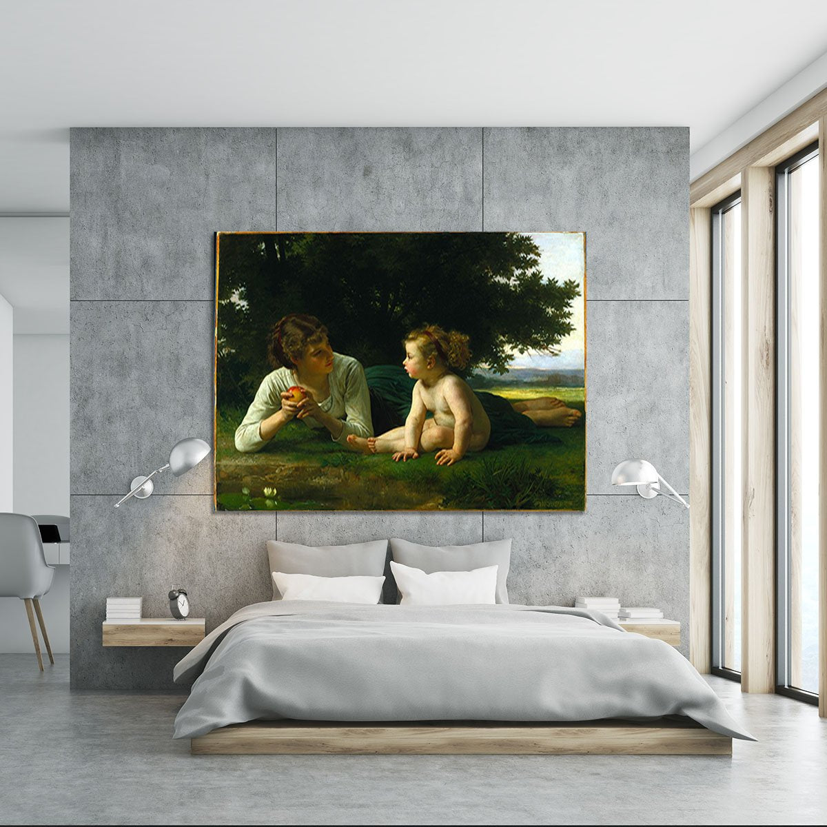 Temptation By Bouguereau Canvas Print or Poster