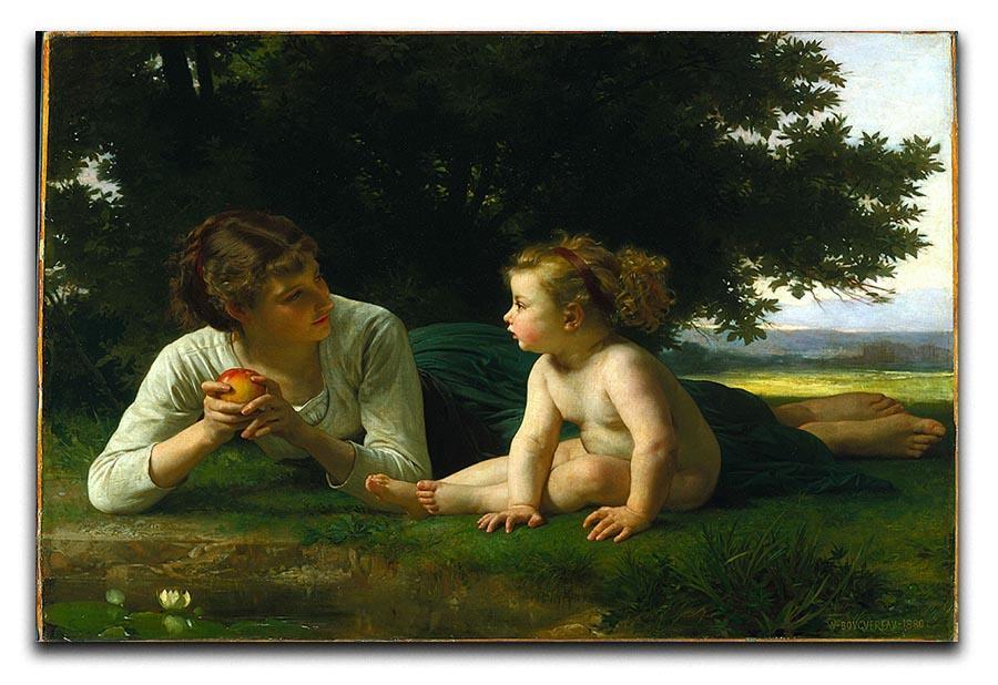 Temptation By Bouguereau Canvas Print or Poster  - Canvas Art Rocks - 1