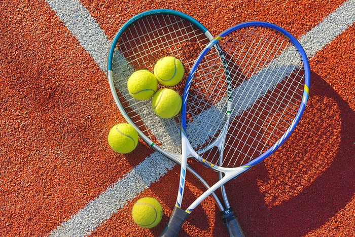 Tennis equipment Wall Mural Wallpaper