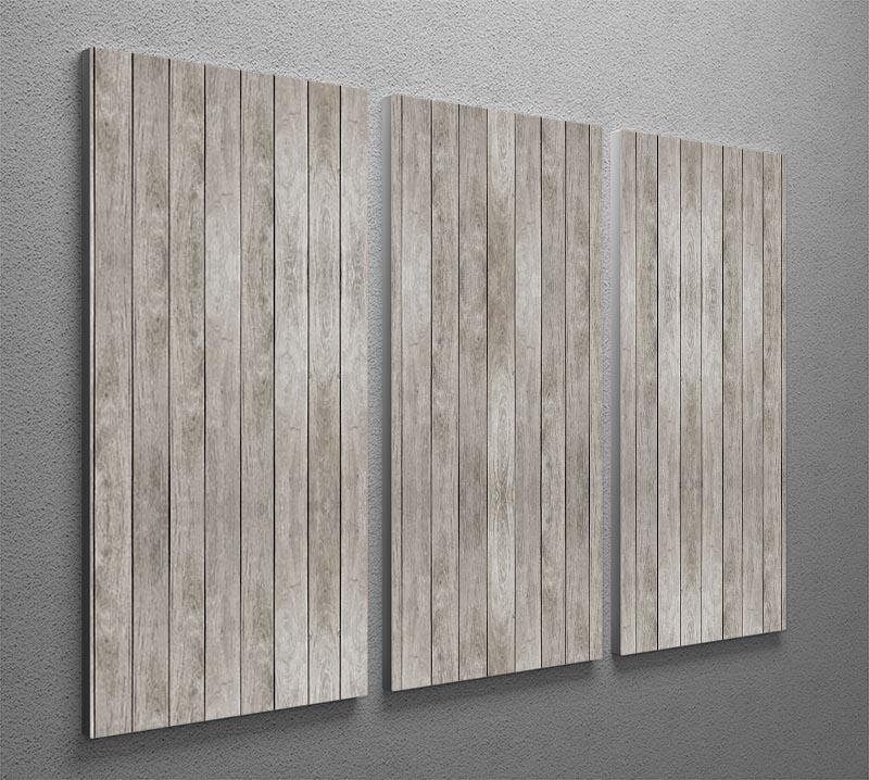Texture of Old wood floor 3 Split Panel Canvas Print - Canvas Art Rocks - 2