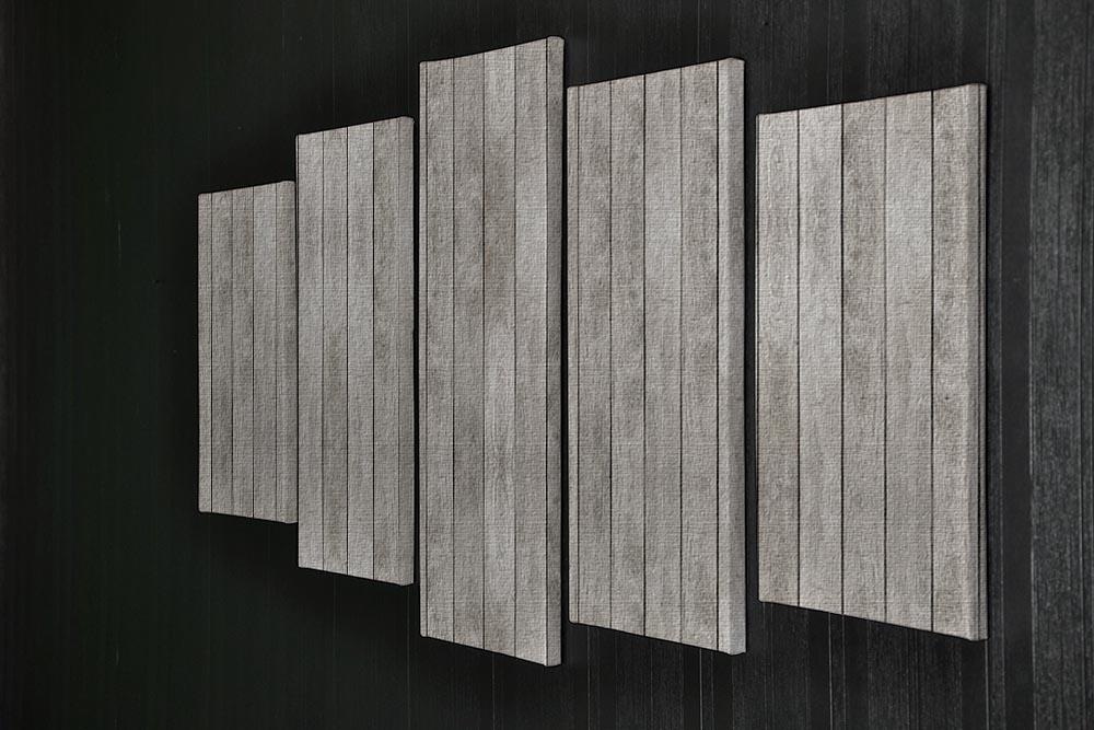 Texture of Old wood floor 5 Split Panel Canvas - Canvas Art Rocks - 2