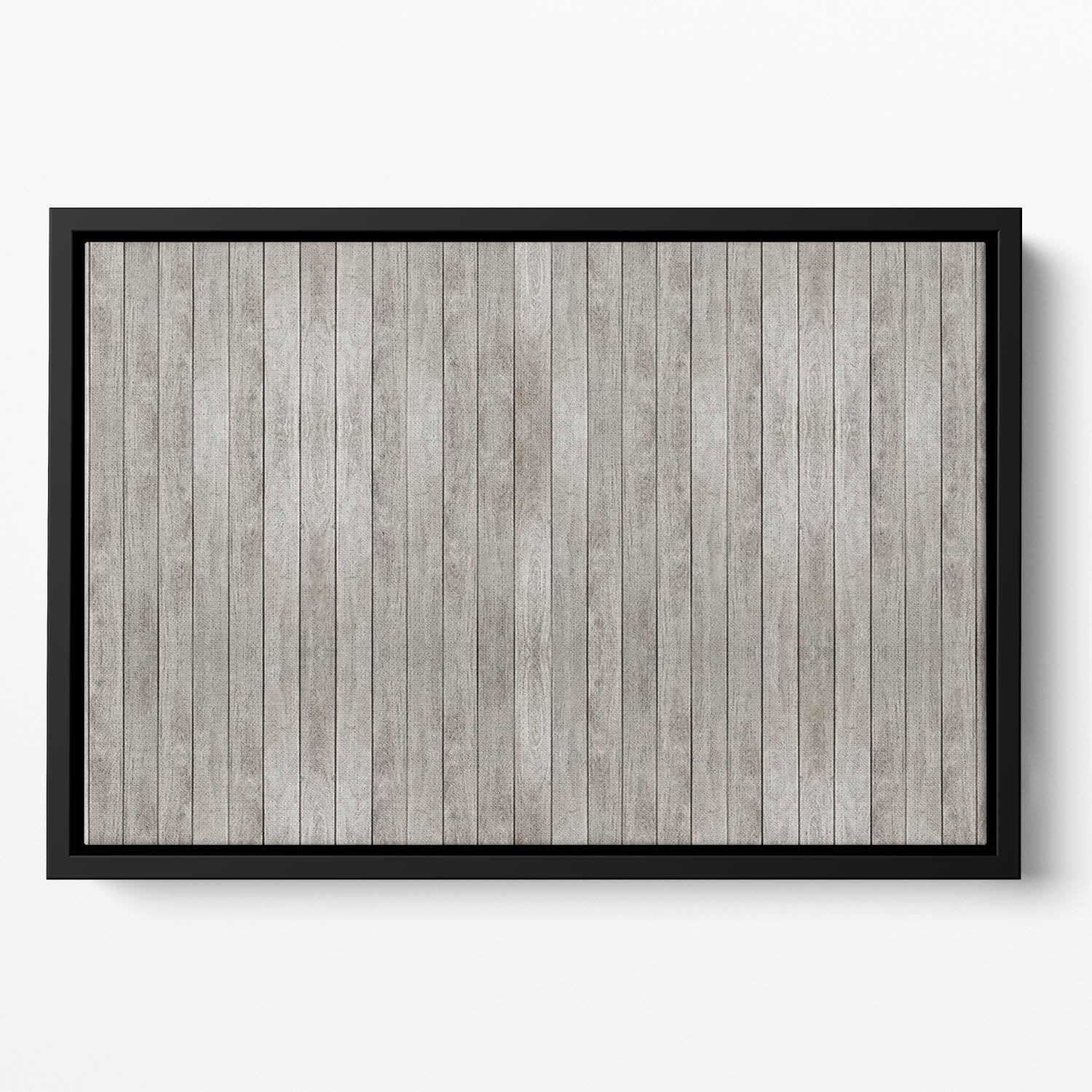 Texture of Old wood floor Floating Framed Canvas