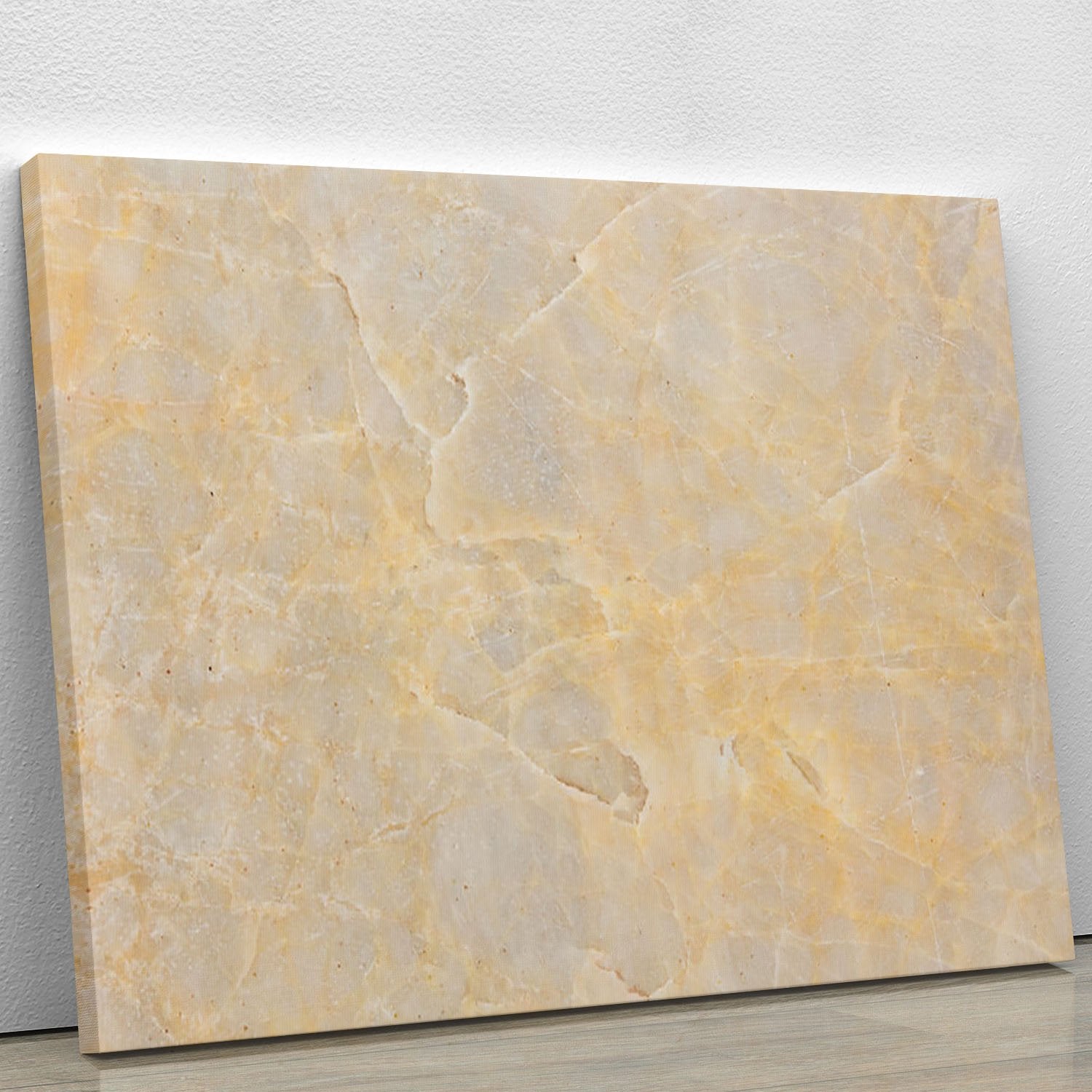 Textured Beige Marble Canvas Print or Poster