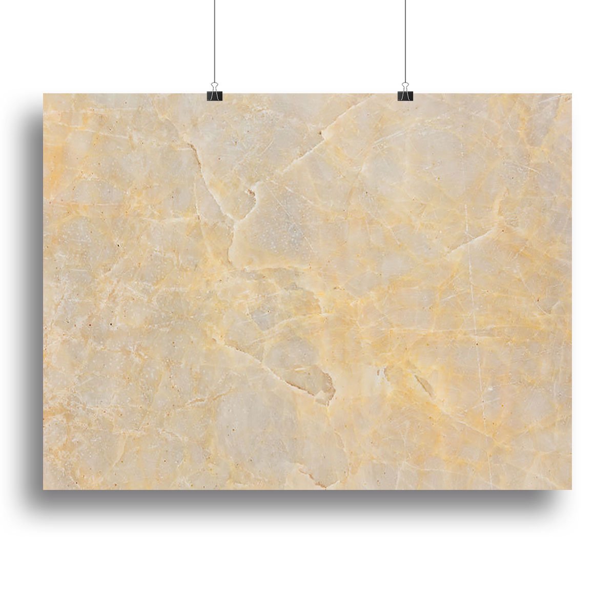 Textured Beige Marble Canvas Print or Poster