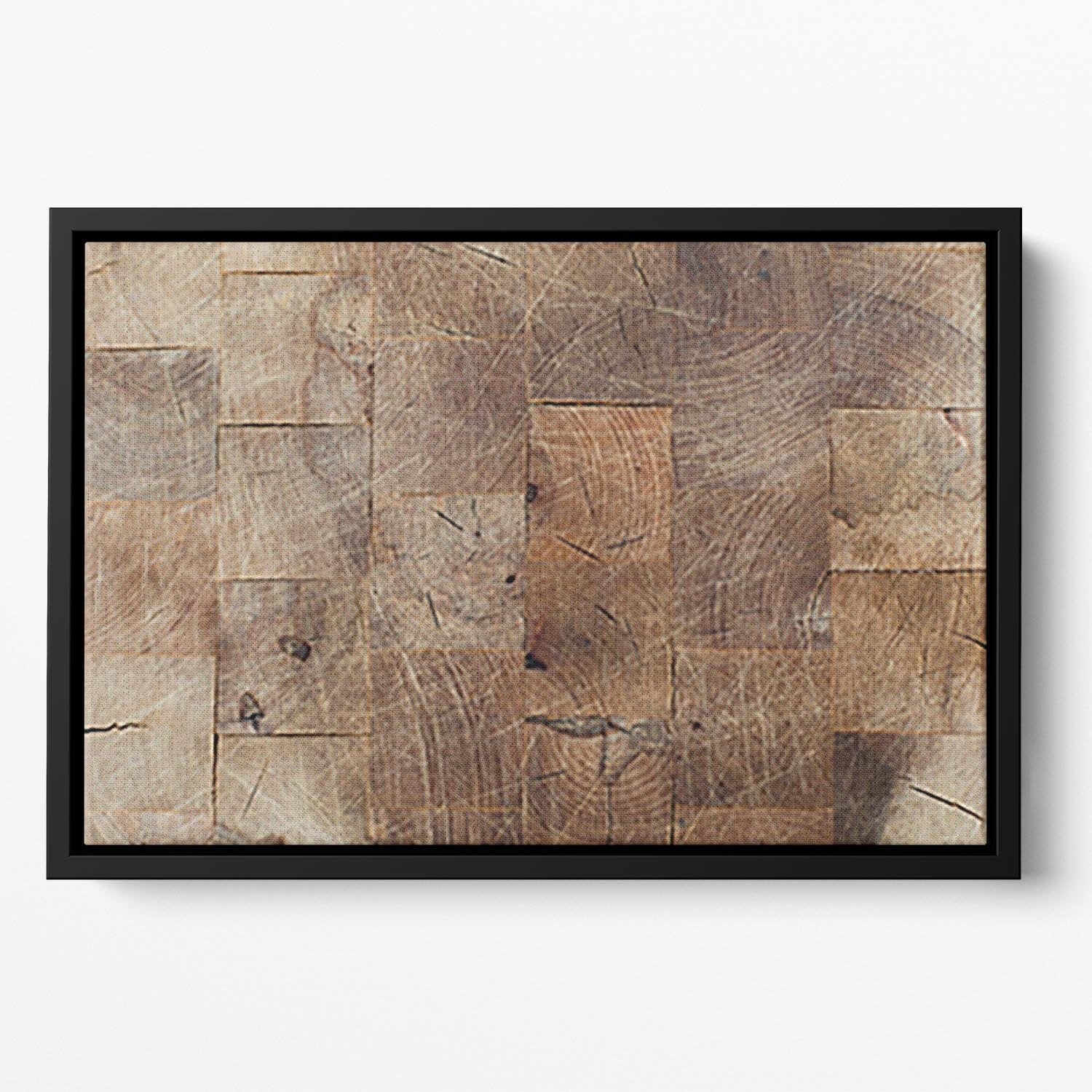 Textures concept Floating Framed Canvas - Canvas Art Rocks - 2
