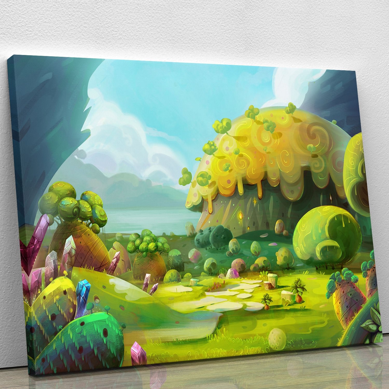 The Adventure of The Tiny Bird Canvas Print or Poster
