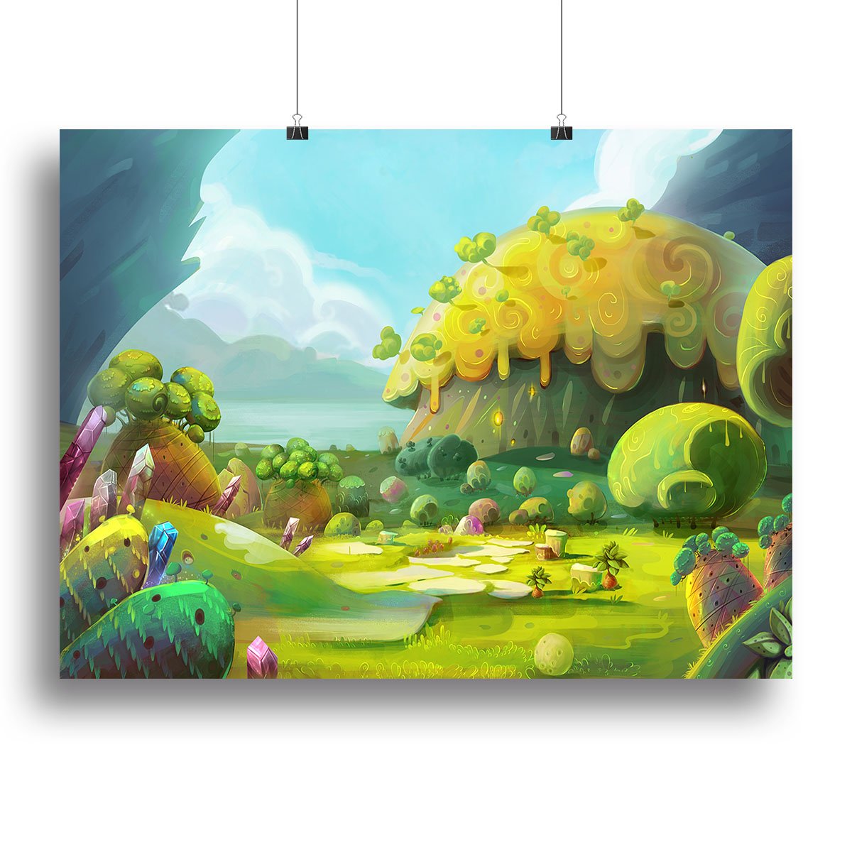 The Adventure of The Tiny Bird Canvas Print or Poster