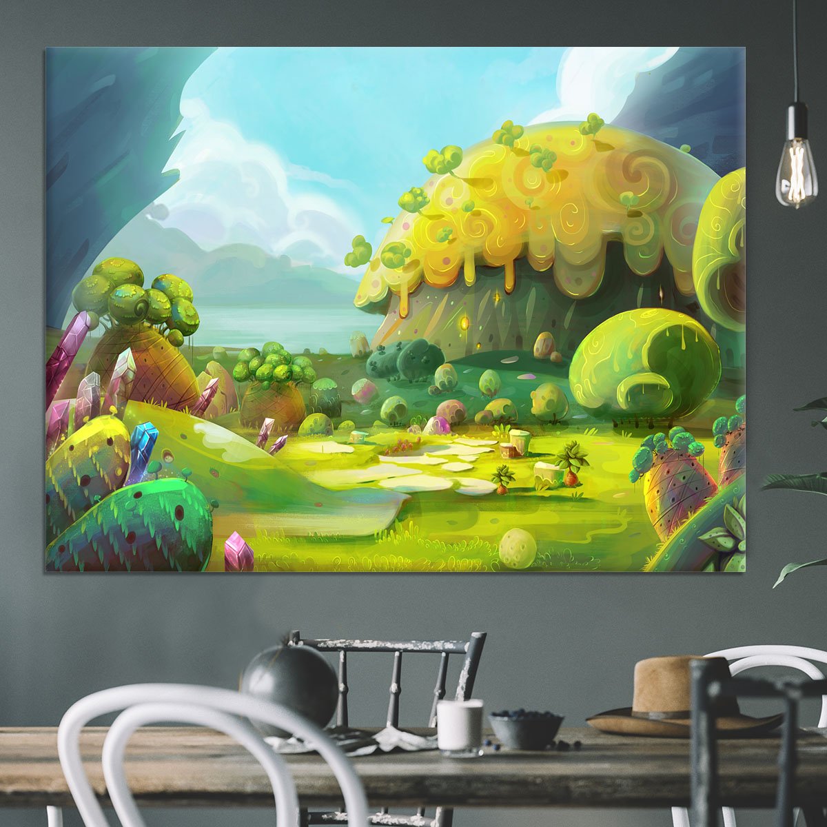 The Adventure of The Tiny Bird Canvas Print or Poster