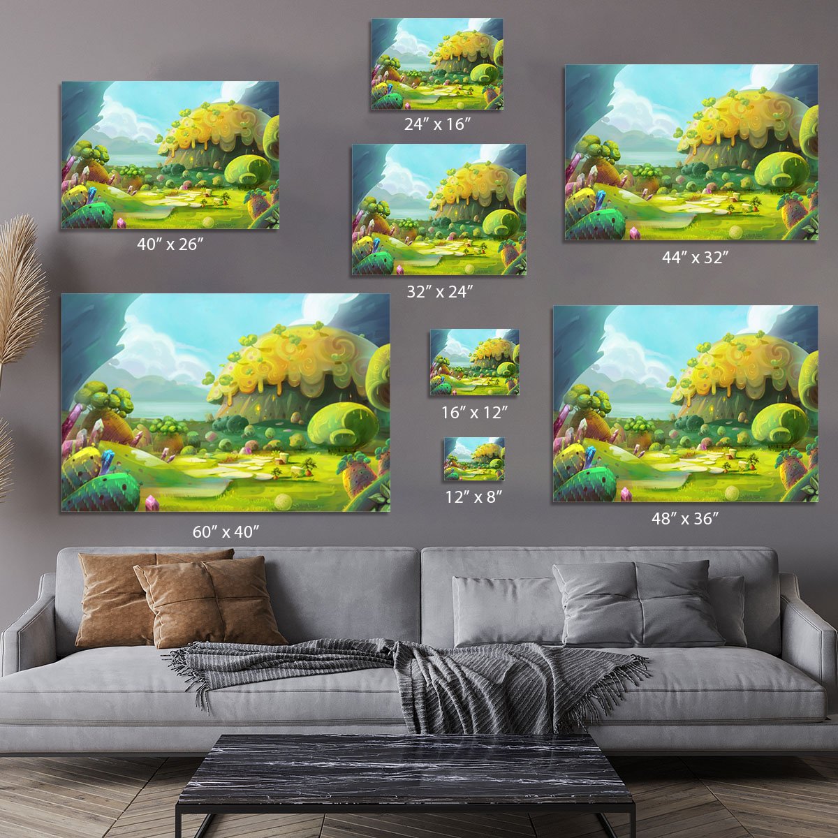 The Adventure of The Tiny Bird Canvas Print or Poster