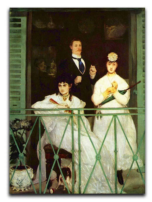The Balcony by Manet Canvas Print or Poster  - Canvas Art Rocks - 1